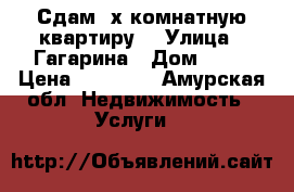 Сдам 3х комнатную квартиру  › Улица ­ Гагарина › Дом ­ 19 › Цена ­ 17 000 - Амурская обл. Недвижимость » Услуги   